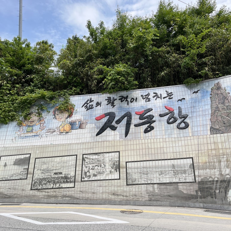 처음 택시가격에 충격을 심하게 많이 받아서 숙소에 짐을 두고 난 뒤 독도를 가기 위한 배를 타기 위해서는 걸어서 갔다.