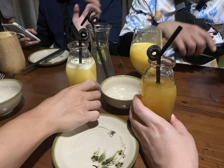 저녁으로는 하노이의 조금 고급 식당에 가서 식사를 했다.