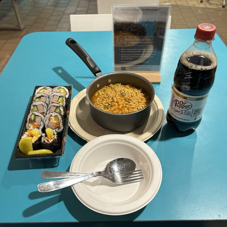 실비아를 들렸다 근처에 있던 T.J.Maxx 도 들러서 이것저것 구경도 하고 캐리어도 샀다.