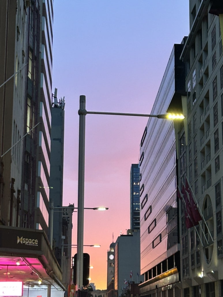 예쁜 선셋도 보면서 하루를 마무리했어요
