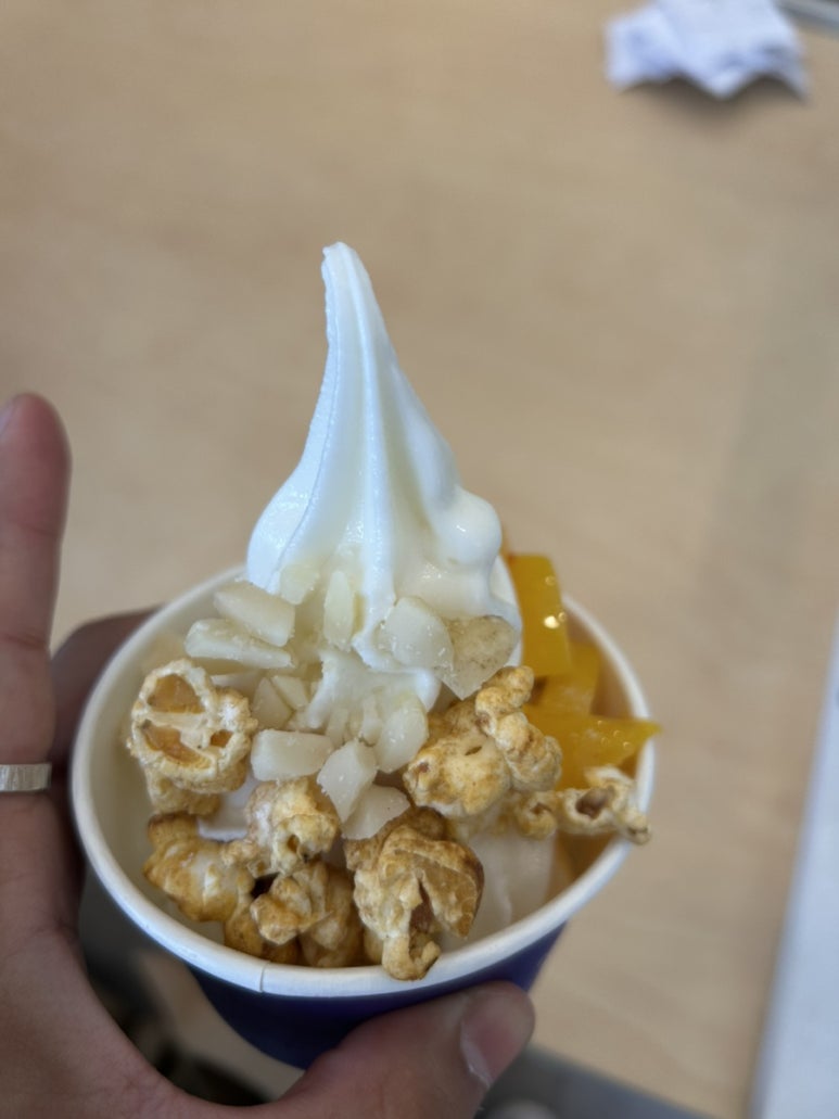 후식으로는 Pulpe Flow라는 곳에서 요거트 아이스크림 조졌어요 아주 잘 먹고 잘 다니는 것 같아서 뿌듯하네요